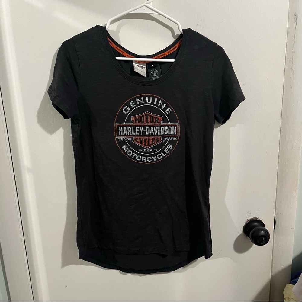 Harley-Davidson Women's Black Tee with Logo